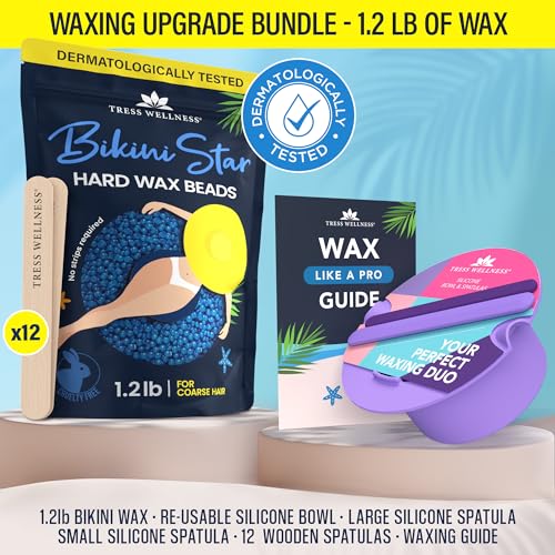 Tress Wellness Wax Melting Bowl with Bikini Wax