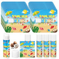 Demissle 24 Pack SPF 30 Lip Balm with Summer Beach Design - Bulk Party Favors