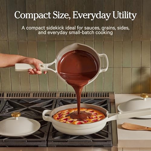 Our Place Mini Perfect Pot 2.75 Qt Nonstick Ceramic Cooking Pot with Lid - Steam Variant