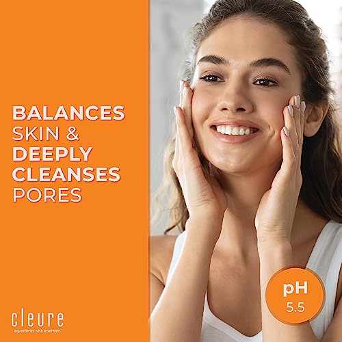 Cleure Gentle Face Cleanser for Dry Sensitive Skin 8 oz Pack of 2