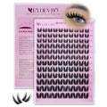 EYDEVRO Bunny Lash Clusters Manga Eyelash Clusters Wet Look Fairy Wispy Cluster Eyelash Extensions Anime Cluster Lashes 120 Pcs 10-16mm C Curl DIY Lash Extensions