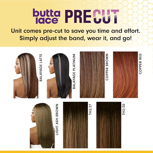 Sensationnel Butta Lace Precut Wig-Unit TH2/27 Short Synthetic Glueless Hair