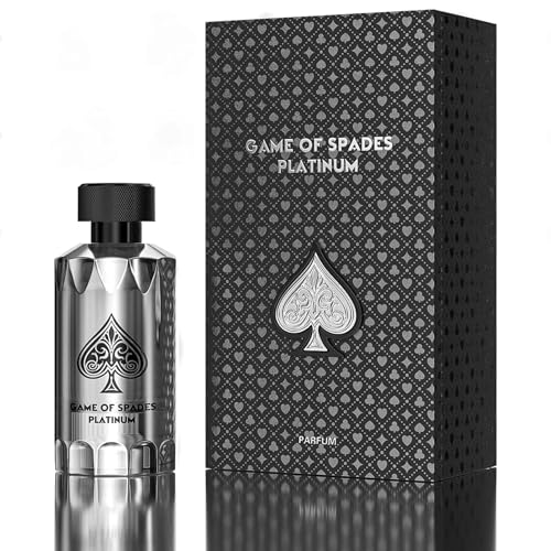 Jo Milano Game of Spades Platinum Parfum Spray 3.4 oz Unisex Long Lasting Fragrance