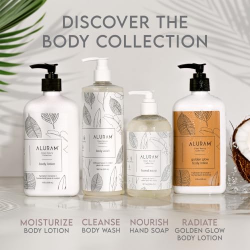 Moisturizing Body Lotion with Coconut Water & Squalane - Hydrating Vegan Cream for Soft Skin, 18 Fl Oz