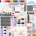 VANREESA Acrylic Nail Kit with Gel Polishes, Tips & Salon Tools for Beginners