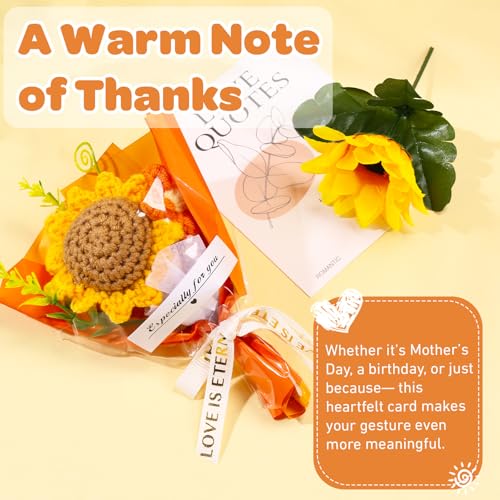 Yellow Sunflower Gift Box for Women - Luxury Self-Care Package, Birthday & Get Well Gifts