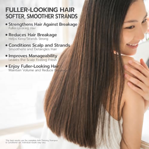 Common Ground Natural Anti-Thinning Shampoo 16.9 Fl Oz - For Fine, Thin Hair