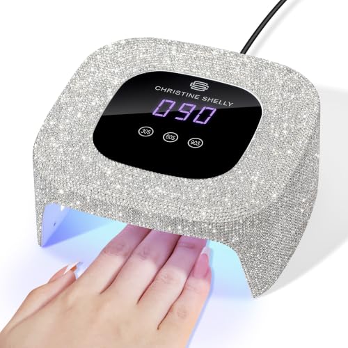 Mini UV LED Nail Lamp for Gel Polish - White Diamond - 48W