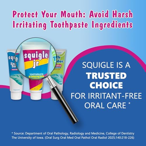 Kids Raspberry Toothpaste 36% Xylitol Fluoride-Free Low Foam 2 Pack - 3.4 Oz