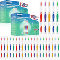 Navona 300 Pack Disposable Toothbrushes Bulk Individually Wrapped - Soft Bristles, Travel-Ready
