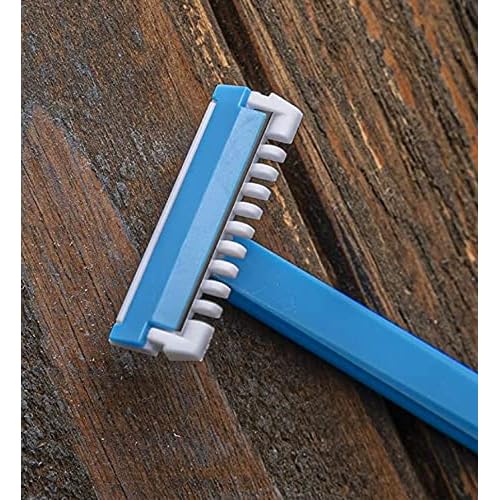 Disposable Body Razor for Men (10 Pack) - Sensitive Body Razors/Blades (Blue)