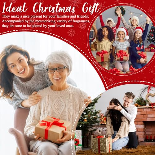 150 Pcs Christmas Hand Cream Gift Sets for Dry Cracked Hands Moisturizing Hand Lotion Small Travel Lotion Stocking Stuffers Gift Set for Women Mom Girlfriend Christmas Birthday