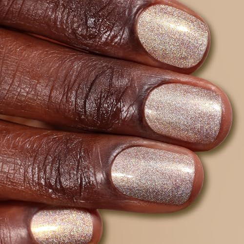 LONDONTOWN lakur Nail Polish ? Gel-Like Shine, Long-Lasting Color, Strengthens & Hydrates Nails with 21+ Free Clean Formula and Pro-Contour Brush, You're Golden, 0.4 Fl Oz