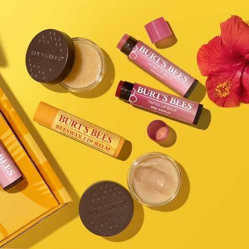 Burt's Bees Lip Care & Color Gift Set | Natural Tinted & Moisturizing Lip Balm