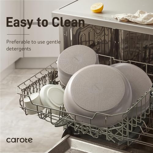 Non-Stick Cookware Set with Detachable Handles, 19 Pieces - Taupe