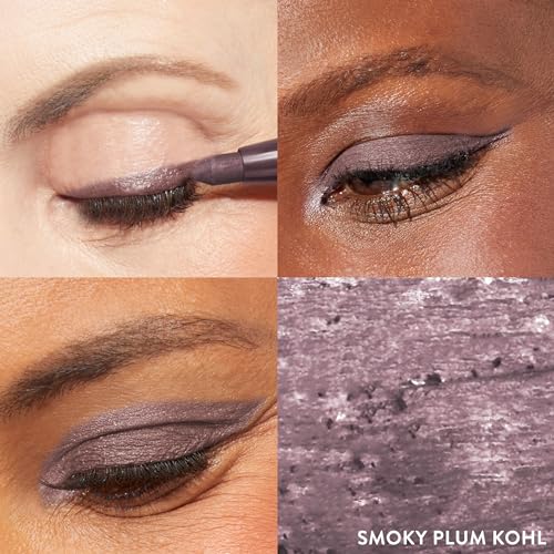 LAURA GELLER NEW YORK Kajal Longwear Kohl Eyeliner Pencil Duo, Soft Black + Smoky Plum