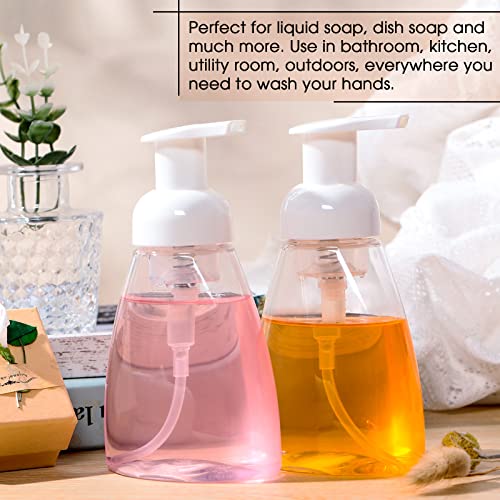24 Pack 10 oz Foaming Soap Dispenser Bottles - Empty Plastic Pump Containers