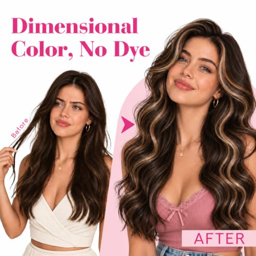 Ve Sunny Tape in Hair Extensions Human Hair 12 Inch 10pcs - Color #8A/P60
