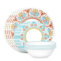 Corelle Terracotta Dreams 12-Piece Dinnerware Set for 4 - Plates & Bowls