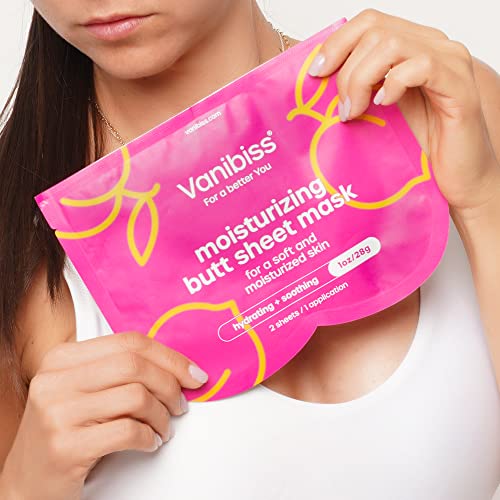 Vanibiss Collagen & Hydrating Butt Mask 4-Pack for Soft, Plump Skin