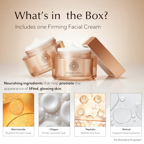 All-in-One Firming Face Cream - Anti-Aging Moisturizer with Hyaluronic Acid & Collagen