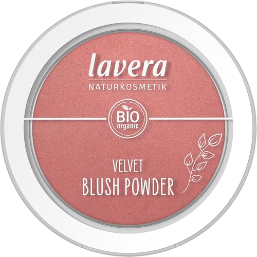 Lavera Velvet Blush Powder Pink Orchid 02 - Shimmering Pink Face Blush with Almond Oil & Vitamin E - Velvety Texture - 5g - Variation: Pink Orchid
