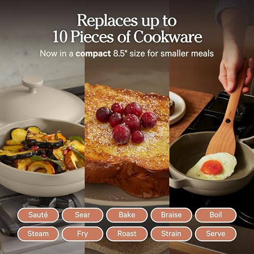Our Place Mini Always Pan 8.5 Inch Ceramic Nonstick Cookware with Steam Variation