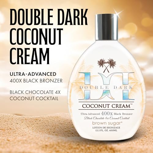 Dark Coconut Tanning Lotion with Bronzer - 13.5 Fl Oz