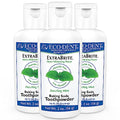 Eco-Dent ExtraBrite Baking Soda Tooth Powder Mint Fluoride-Free Whitening 2oz Pack of 3