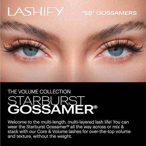 Gossamer DIY Eyelash Extensions Refill - Multi-Length 10mm Lash Flares