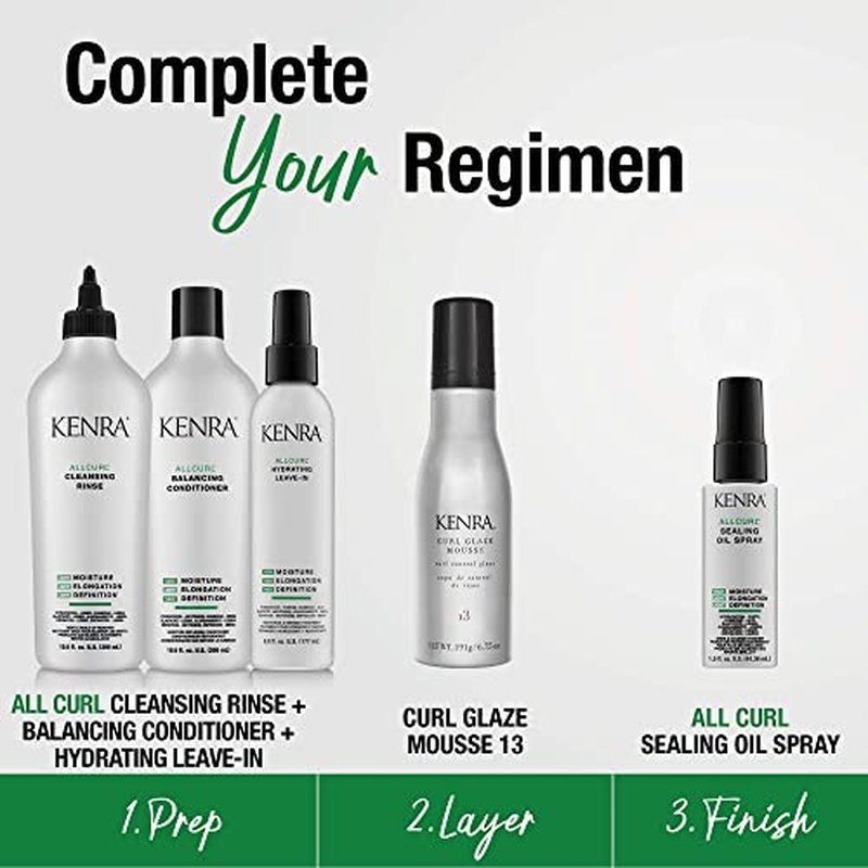 Kenra Curl Glaze Mousse 13 | Curl Control Glaze | Provides Frizz Control & Humidity Resistance | All Hair Types