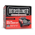 Herculiner Roll-On Bed Liner Kit - Black, 1 Gallon, DIY Truck Bed Coating, 1 Count