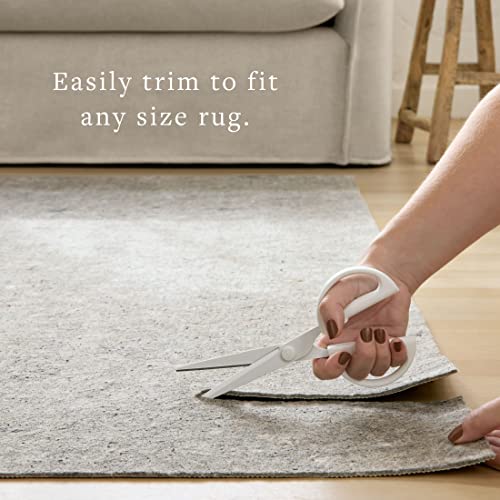 Loloi Grip 1/8 Inch Grey Rug Pad - 8' x 11' Reversible Floor Protector