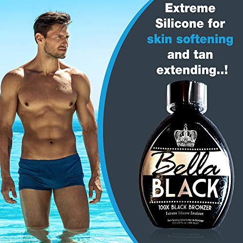 Dolce Vita Bella Black 100X Dark Tanning Lotion - Indoor Bed Bronzer 13.5oz