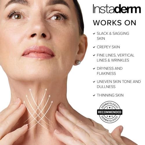 Neck and D?collet? Firming Cream ? Tightening & Lifting Treatment for Crepey, Wrinkles, sagging Skin & Vertical Lines. Anti-Aging Peptide Formula to Boost Hydration & Collagen in the Skin.