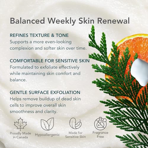 Riversol Glycolic Acid Chemical Peel for Face | 4% AHA Exfoliating Treatment | Instantly Smoother, Brighter-Looking Skin | Fragrance Free | Sensitive Skin Safe | Dermatologist Developed