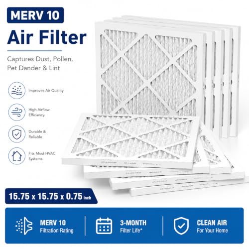 Mounto 10-Pack Pre-Filter Replacements for HEPA 500 Air Scrubber - Dust Capture & Filter Extension