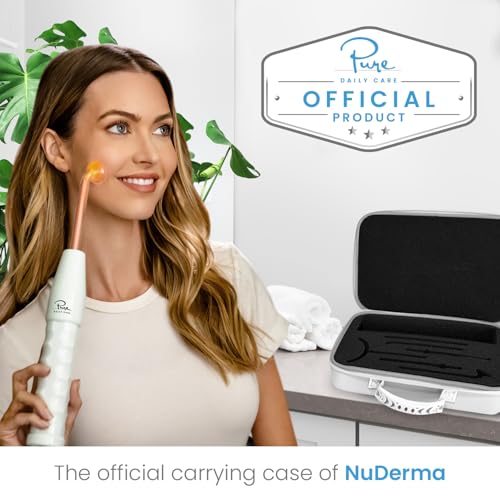 Travel Carrying Case for NuDerma High Frequency Wand - Waterproof & Shockproof