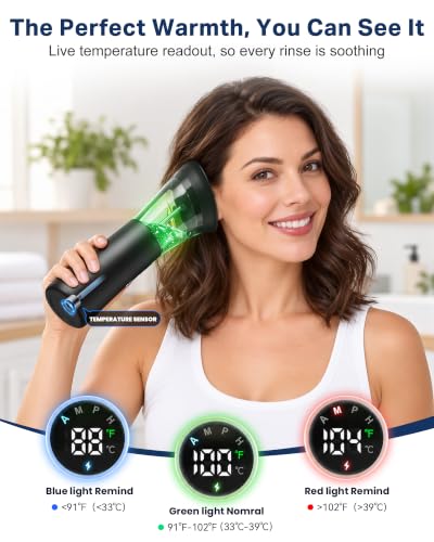 Renergy Ear Wax Removal System with Water Temp Sensor & Black Nozzles