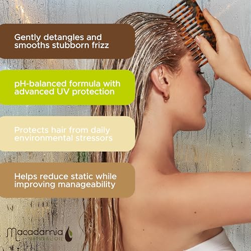 Macadamia Natural Oil Moisturizing Conditioner 33.8 Fl Oz – Hydrating Rinse for Dry Hair (Pack of 1)