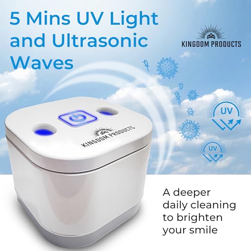 New 2026 Ultrasonic Retainer Cleaner with a Larger 200ML Pod, 45kHz
