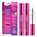 Red Eyelash Growth Serum 2 Pack - Peptides Formula for Fuller Lashes & Brows, 10ml