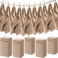 100 Pack Microfiber Washcloths - Soft, Reusable Bathroom & Baby Towels 12x12 Inch