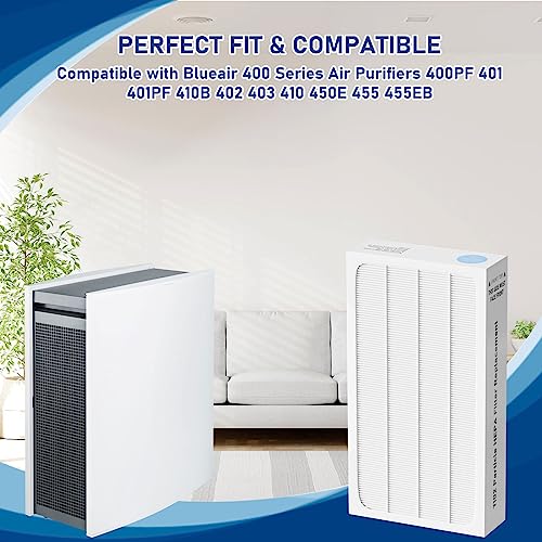 2 Pack Tio2 HEPA Air Filter Replacement Compatible with Electrolux Aerus Lux Guardian