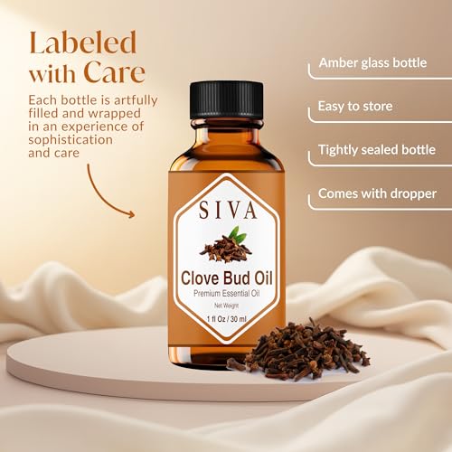Clove Bud Essential Oil - 1 Fl Oz (30 ml) for Diffuser, Personal Care & DIY