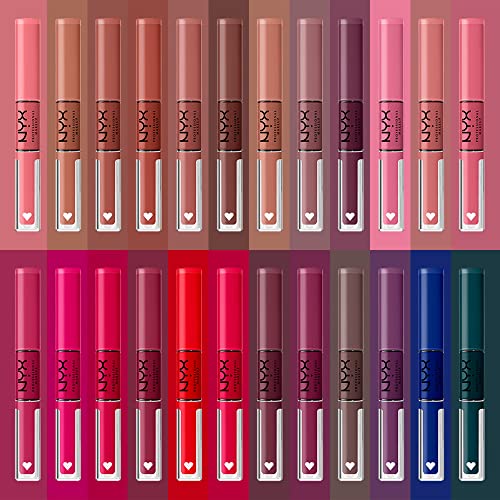 NYX Professional Shine Loud Lipstick & Clear Lip Gloss Set - On A Mission Variation 18