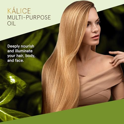 INOAR Kalice ?leo Essential Oil Blend Multi-Purpose Moisturizing & Regenerating Serum for Hair, Face & Body, 3.4 fl oz