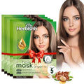 Argan Hair Mask for Dry & Color-Treated Hair 25ml Pack of 5 - Nourishing Deep Conditioner