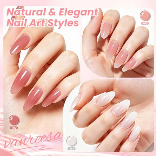 72Pcs Gel Nail Polish Set with Tools - 55 Colors & Manicure Kit - All Seasons