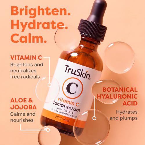 Vitamin C Serum for Face with Hyaluronic Acid - 2 Fl Oz - Brightening & Hydrating